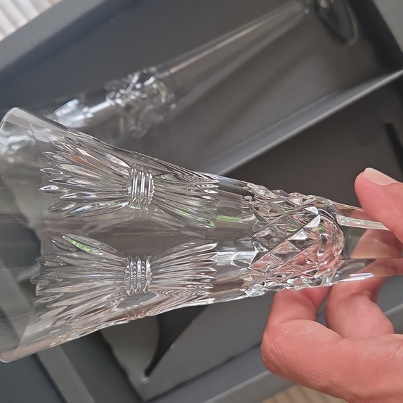 Waterford Crystal Other - NEW Waterford Crystal Prosperity Toasting Flute Pair The Millennium Collection